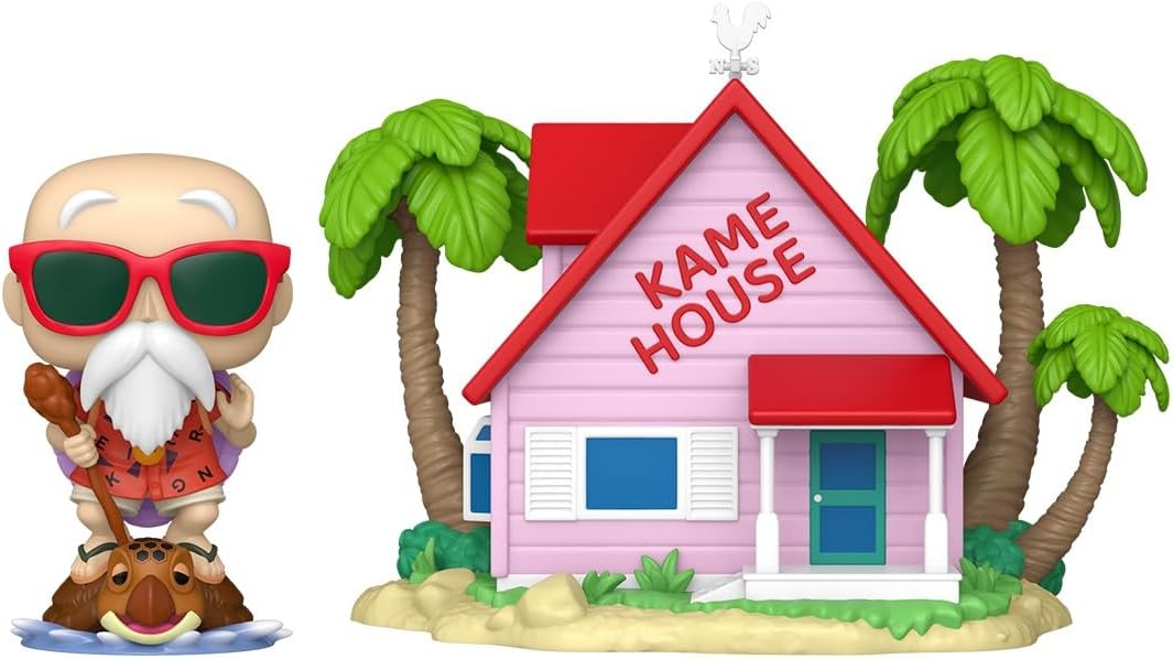 Funko Pop! Town Dragon Ball - Maestro Roshi en Kame House (46)
