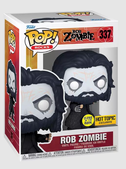 Funko Pop! Rob Zombie – Rob Zombie (GITD) (Hot Topic) (337)