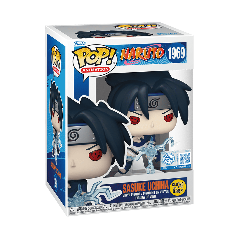 Funko Pop! Naruto - Sasuke Uchiha (Exclusivo Entertainment Earth GITD) (1969)
